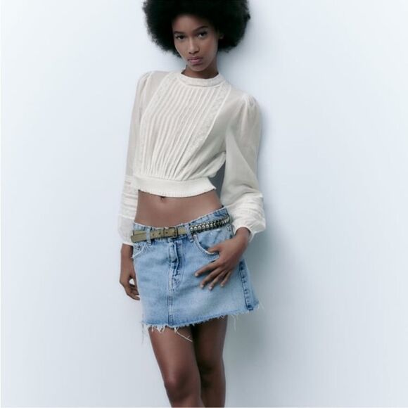 Zara embroidered shirt - Picture 8 of 11